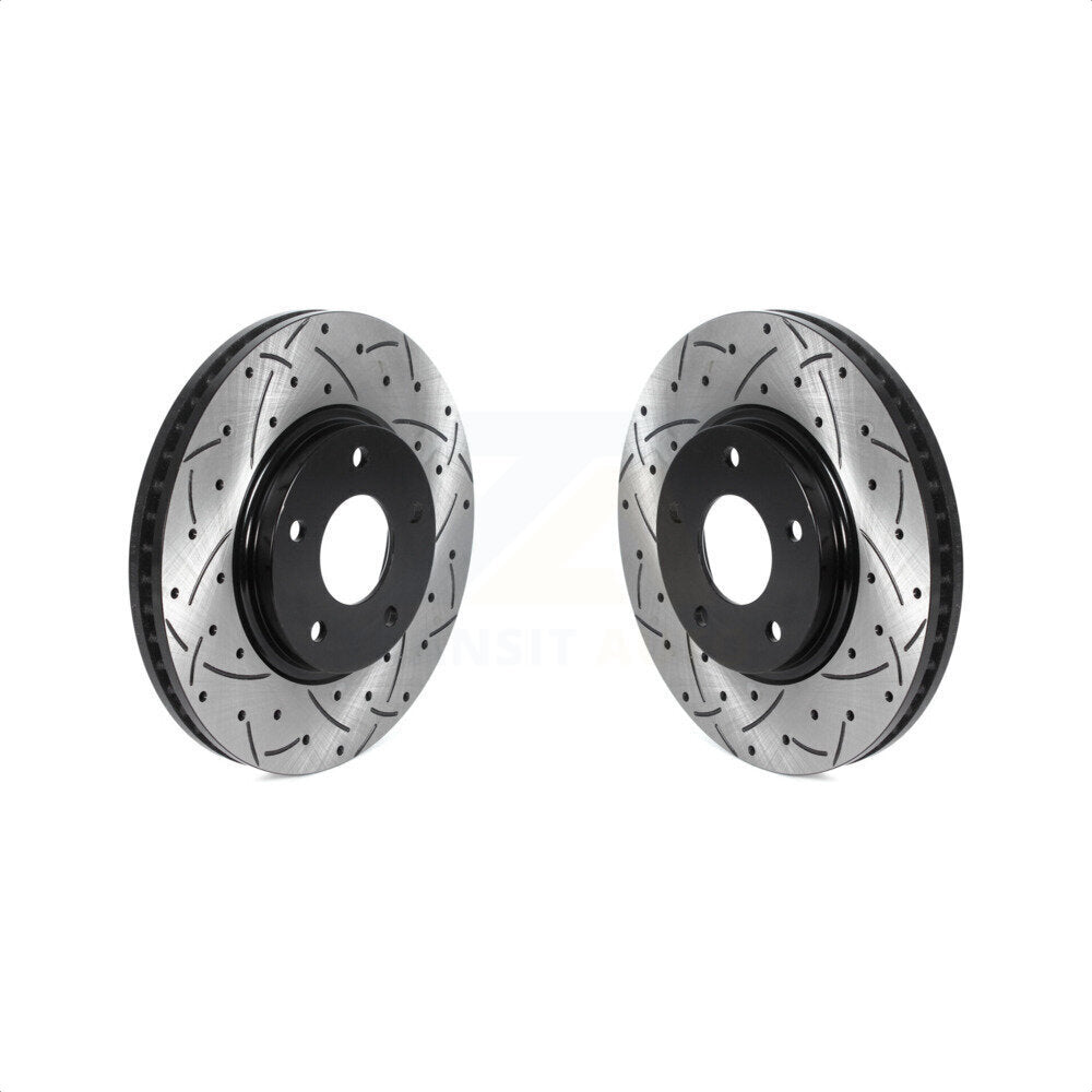 [Avant] Kit de disque (percé rainuré revêtu) de frein pour Nissan Quest Pathfinder Infiniti Q45 M45 INFINITI KD-100435 par DS-One