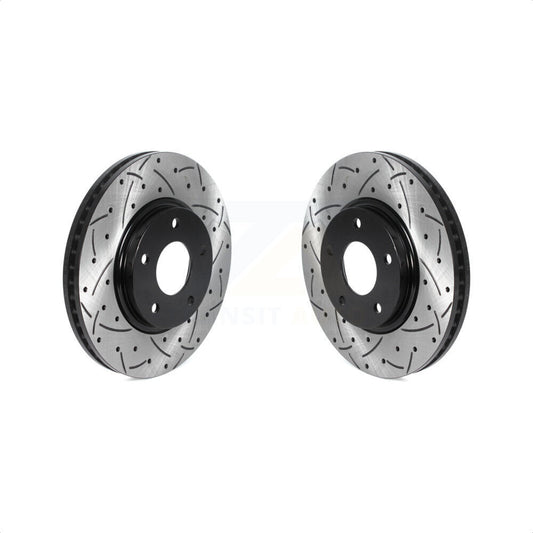 [Avant] Kit de disque (percé rainuré revêtu) de frein pour Nissan Quest Pathfinder Infiniti Q45 M45 INFINITI KD-100435 par DS-One