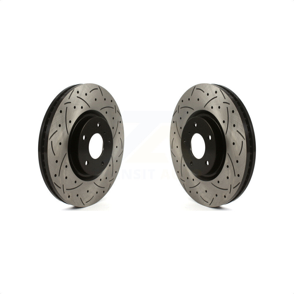 [Avant] Kit de disque (percé rainuré revêtu) de frein pour INFINITI G37 G35 Q60 KD-100440 par DS-One