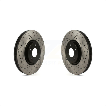 [Avant] Kit de disque (percé rainuré revêtu) de frein pour INFINITI G37 G35 Q60 KD-100440 par DS-One