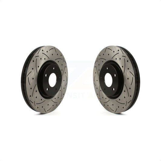 [Avant] Kit de disque (percé rainuré revêtu) de frein pour INFINITI G37 G35 Q60 KD-100440 par DS-One