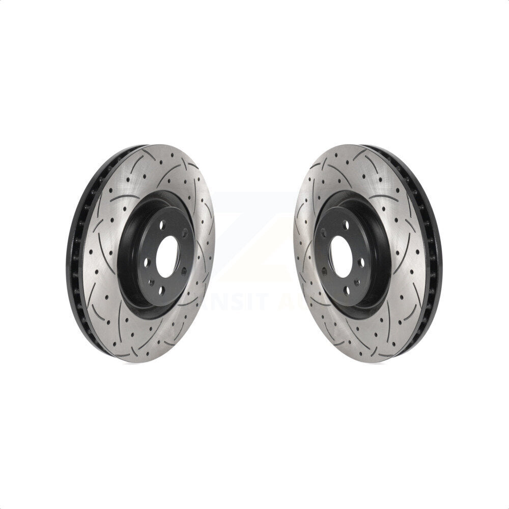 [Avant] Kit de disque (percé rainuré revêtu) de frein pour Audi A6 Quattro A7 KD-100447 par DS-One