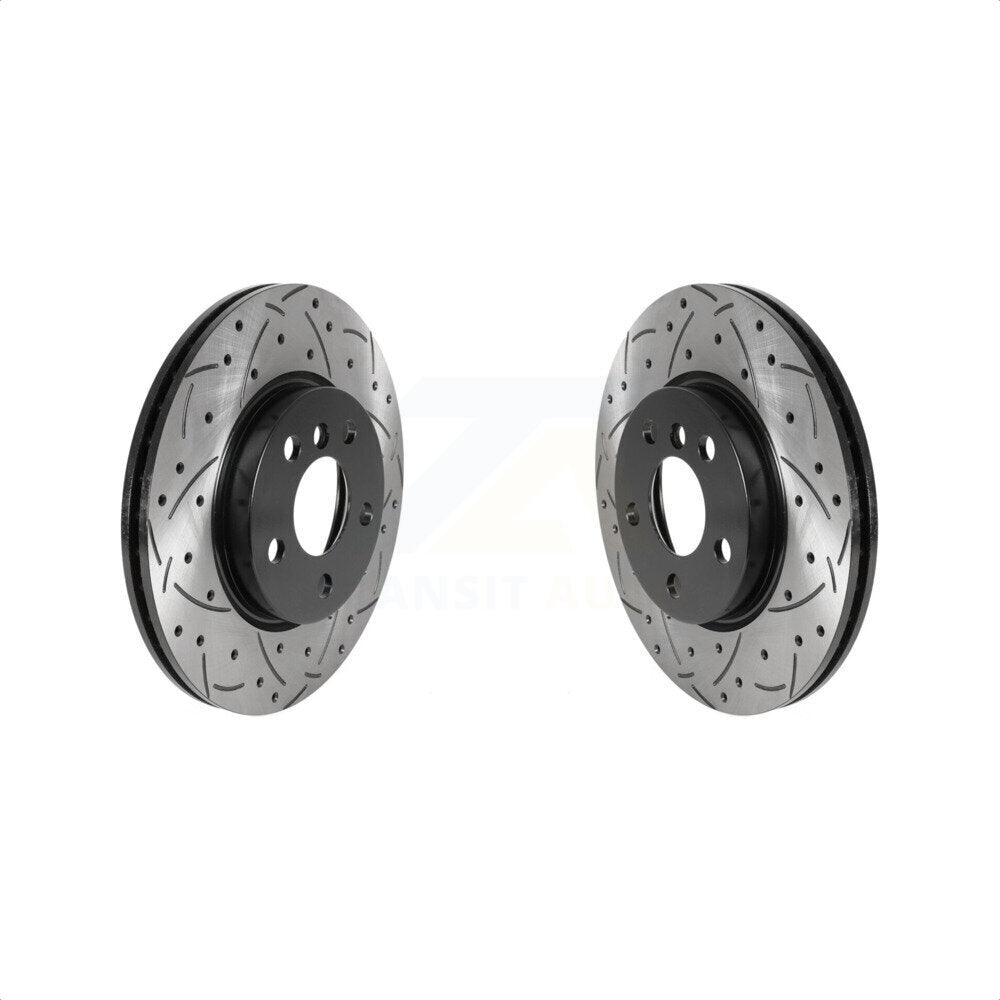 [Avant] Kit de disque (percé rainuré revêtu) de frein pour Mini Cooper Clubman KD-100452 par DS-One