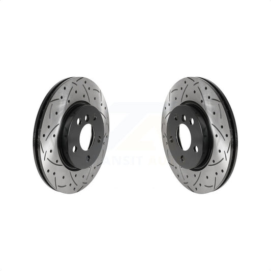 [Avant] Kit de disque (percé rainuré revêtu) de frein pour Mini Cooper Clubman KD-100452 par DS-One