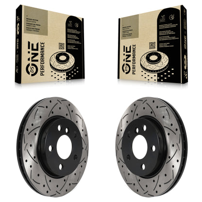 [Avant] Kit de disque (percé rainuré revêtu) de frein pour Mini Cooper KD-100453