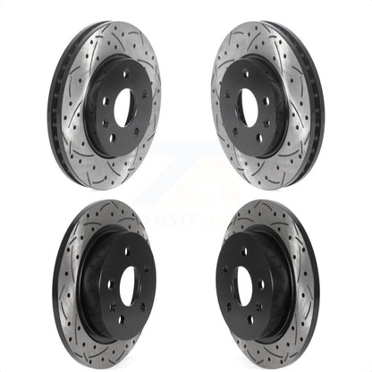 [Avant + Arrière] Kit de disque (percé rainuré revêtu) de frein pour Chevrolet Malibu Limited KD-100456 par DS-One