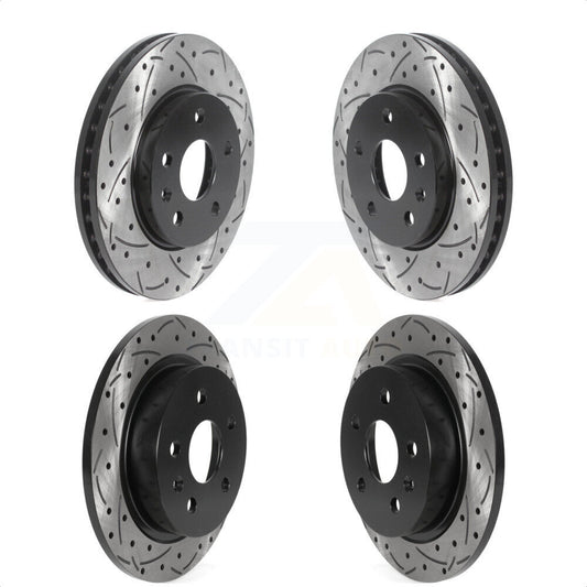 [Avant + Arrière] Kit de disque (percé rainuré revêtu) de frein pour Chevrolet Malibu Limited KD-100456 par DS-One