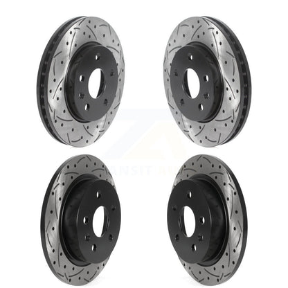 [Avant + Arrière] Kit de disque (percé rainuré revêtu) de frein pour Chevrolet Malibu Limited KD-100456