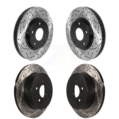 [Avant + Arrière] Kit de disque (percé rainuré revêtu) de frein pour Nissan Quest Pathfinder KD-100471