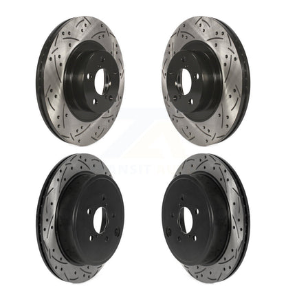 [Avant + Arrière] Kit de disque (percé rainuré revêtu) de frein pour Toyota 86 Subaru BRZ GR86 KD-100472