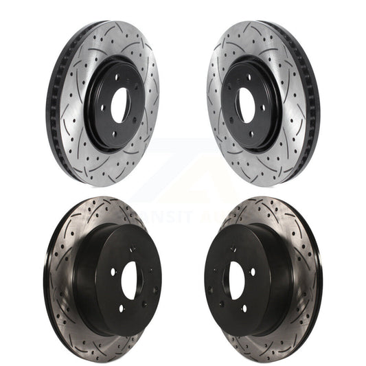 [Avant + Arrière] Kit de disque (percé rainuré revêtu) de frein pour Infiniti FX35 FX37 QX70 FX45 INFINITI KD-100481