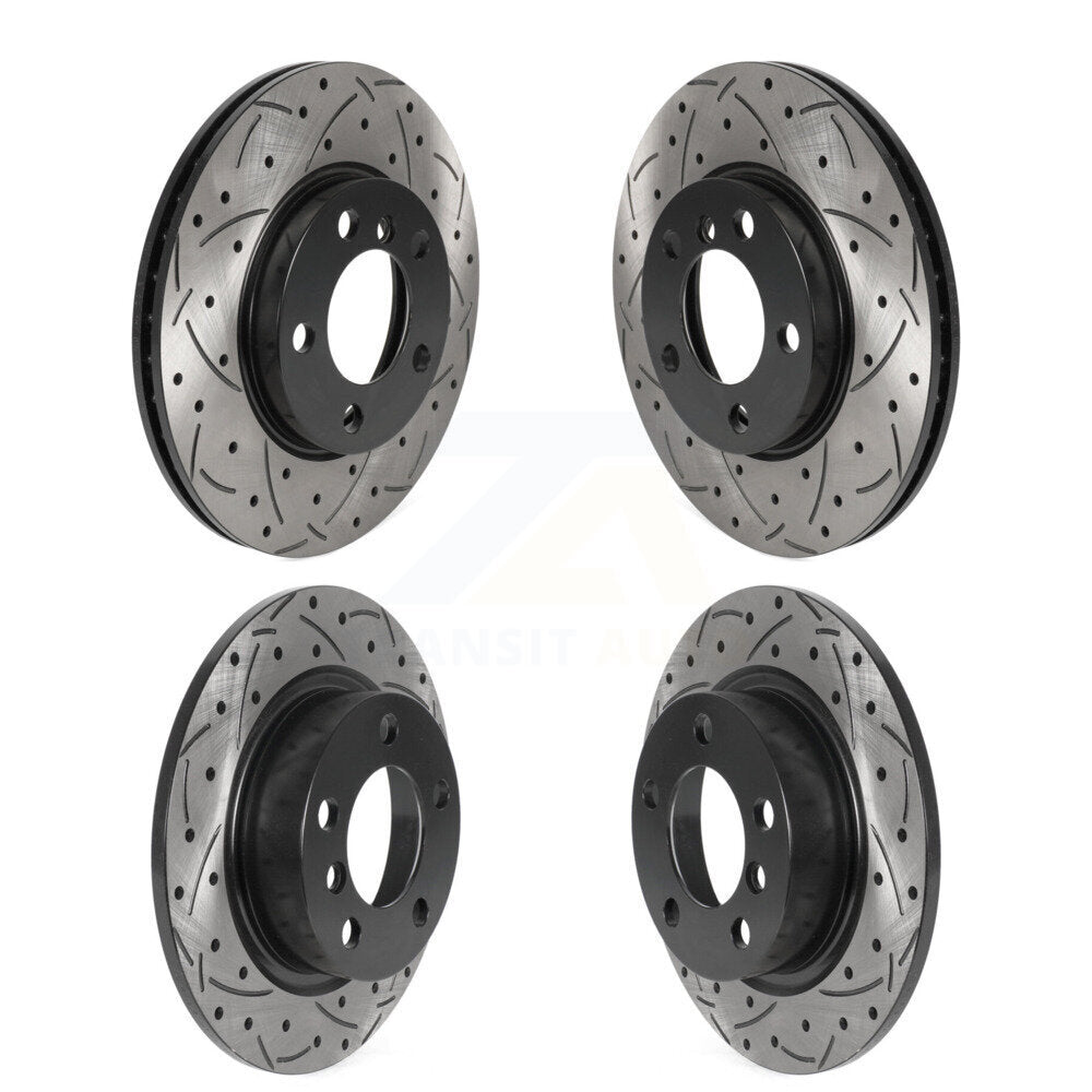 [Avant + Arrière] Kit de disque (percé rainuré revêtu) de frein pour Mini Cooper Countryman Paceman KD-100505