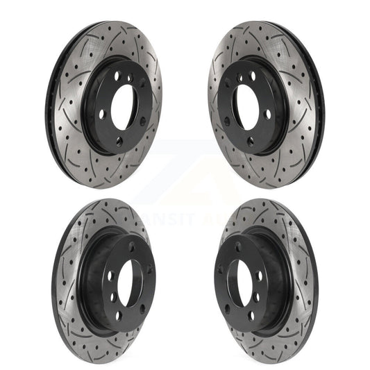 [Avant + Arrière] Kit de disque (percé rainuré revêtu) de frein pour Mini Cooper Countryman Paceman KD-100505