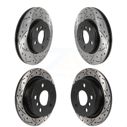 [Avant + Arrière] Kit de disque (percé rainuré revêtu) de frein pour Mini Cooper KD-100510 par DS-One