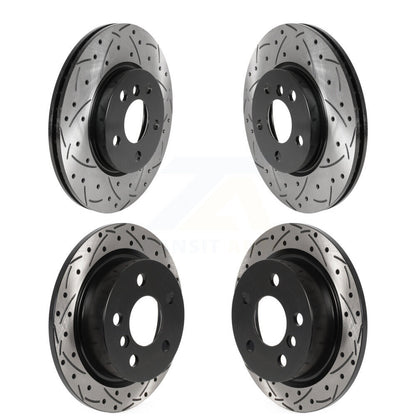 [Avant + Arrière] Kit de disque (percé rainuré revêtu) de frein pour Mini Cooper KD-100510
