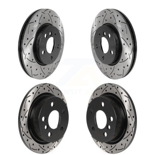[Avant + Arrière] Kit de disque (percé rainuré revêtu) de frein pour Mini Cooper KD-100510