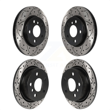 [Avant + Arrière] Kit de disque (percé rainuré revêtu) de frein pour Mini Cooper KD-100514 par DS-One