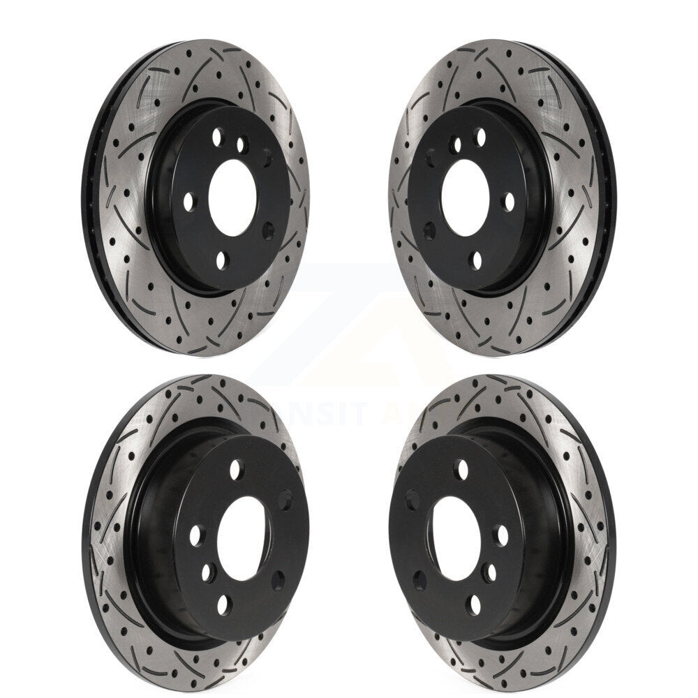 [Avant + Arrière] Kit de disque (percé rainuré revêtu) de frein pour Mini Cooper KD-100514