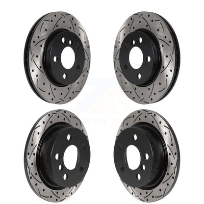 [Avant + Arrière] Kit de disque (percé rainuré revêtu) de frein pour Mini Cooper KD-100514