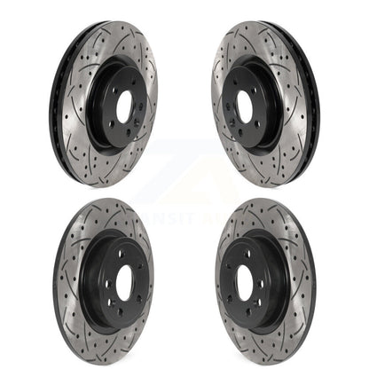 [Avant + Arrière] Kit de disque (percé rainuré revêtu) de frein pour Land Rover Discovery Sport Jaguar E-Pace KD-100561