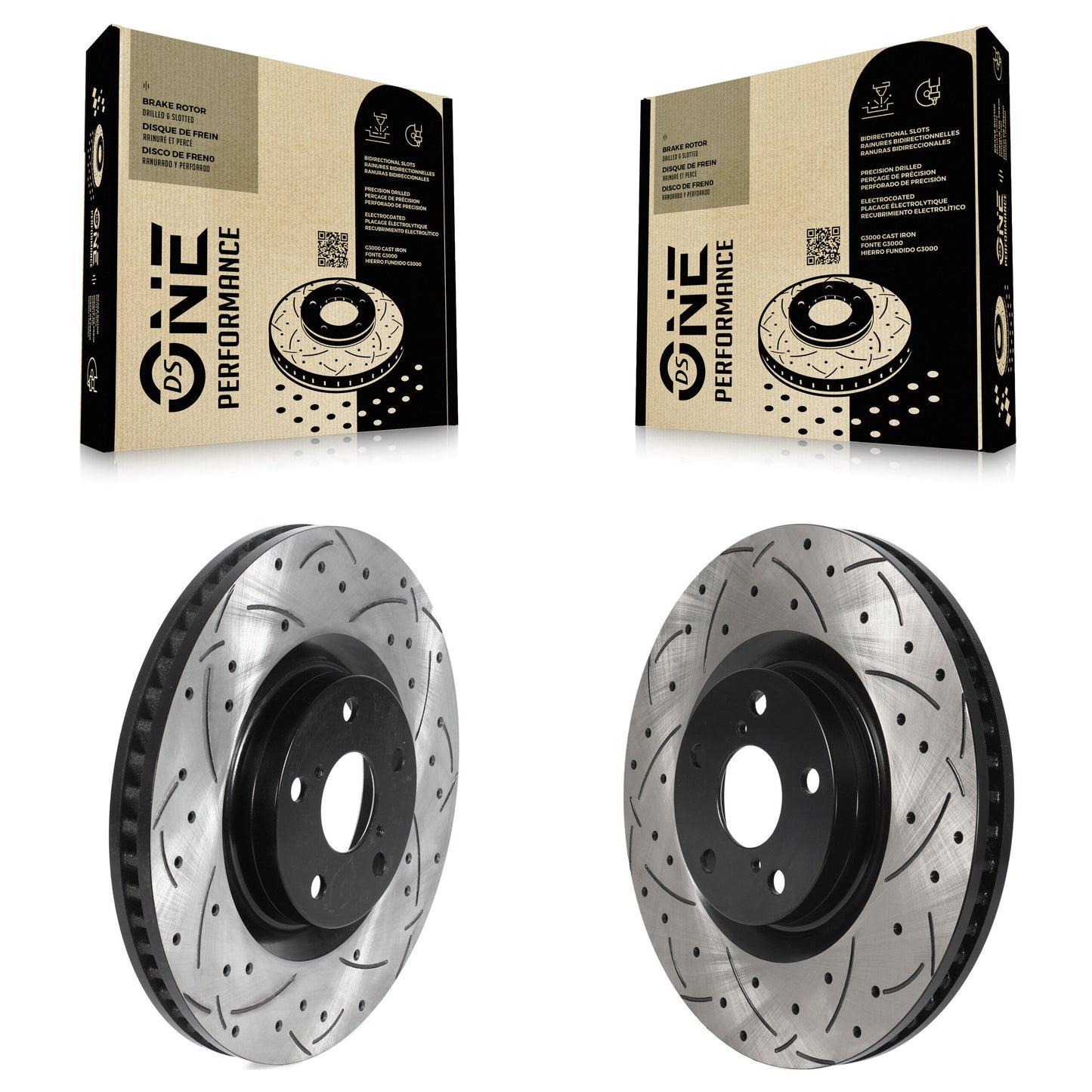 [Avant] Kit de disque (percé rainuré revêtu) de frein pour Lexus GS350 IS300 IS350 IS200t RC350 RC300 RC200t GS300 GS450h GS200t GS460 KD-100571