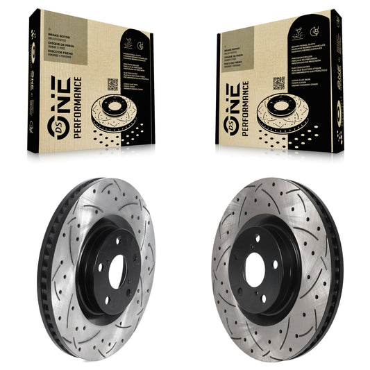 [Avant] Kit de disque (percé rainuré revêtu) de frein pour Lexus GS350 IS300 IS350 IS200t RC350 RC300 RC200t GS300 GS450h GS200t GS460 KD-100571