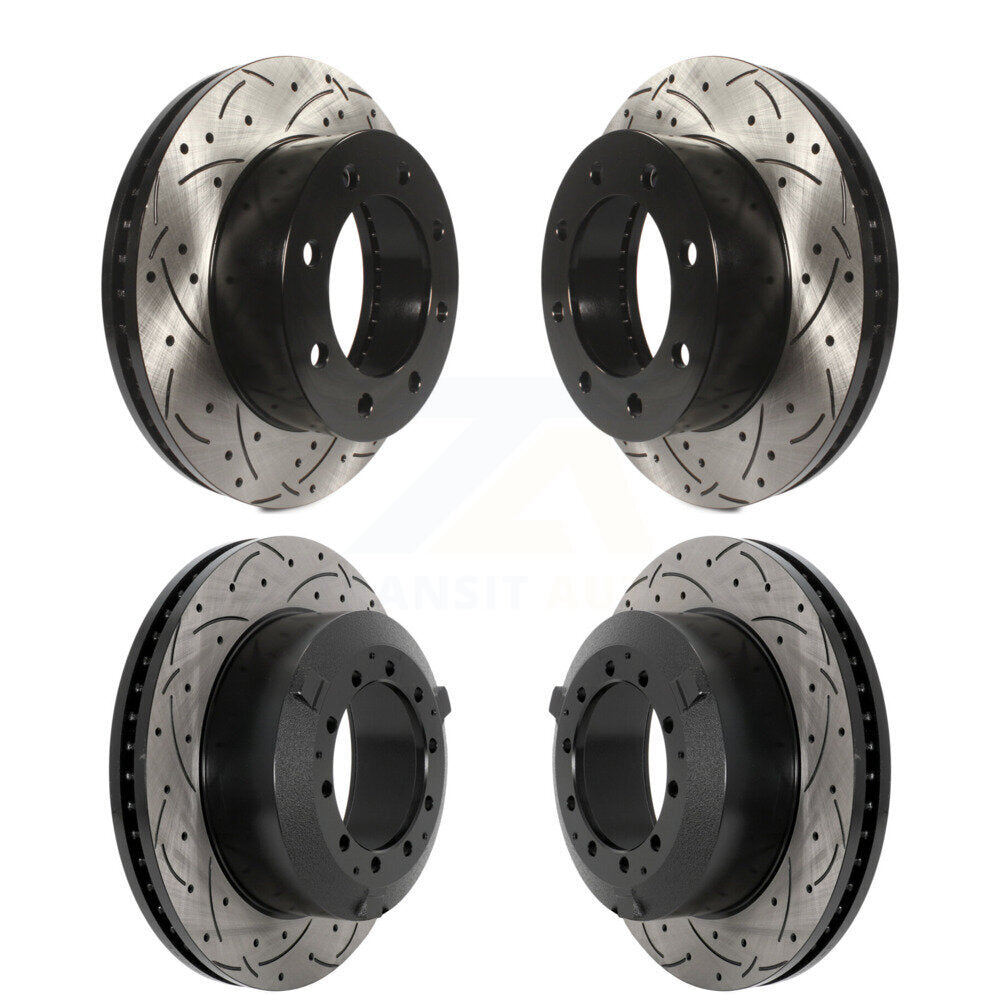 [Avant et Arrière] Disque de frein pour 05-09 Ford F-450 Super Duty With 8 Lug Wheels KD-100614