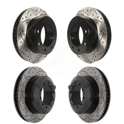 [Avant et Arrière] Disque de frein pour 05-09 Ford F-450 Super Duty With 8 Lug Wheels KD-100614