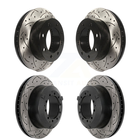 [Avant et Arrière] Disque de frein pour 05-09 Ford F-450 Super Duty With 8 Lug Wheels KD-100614
