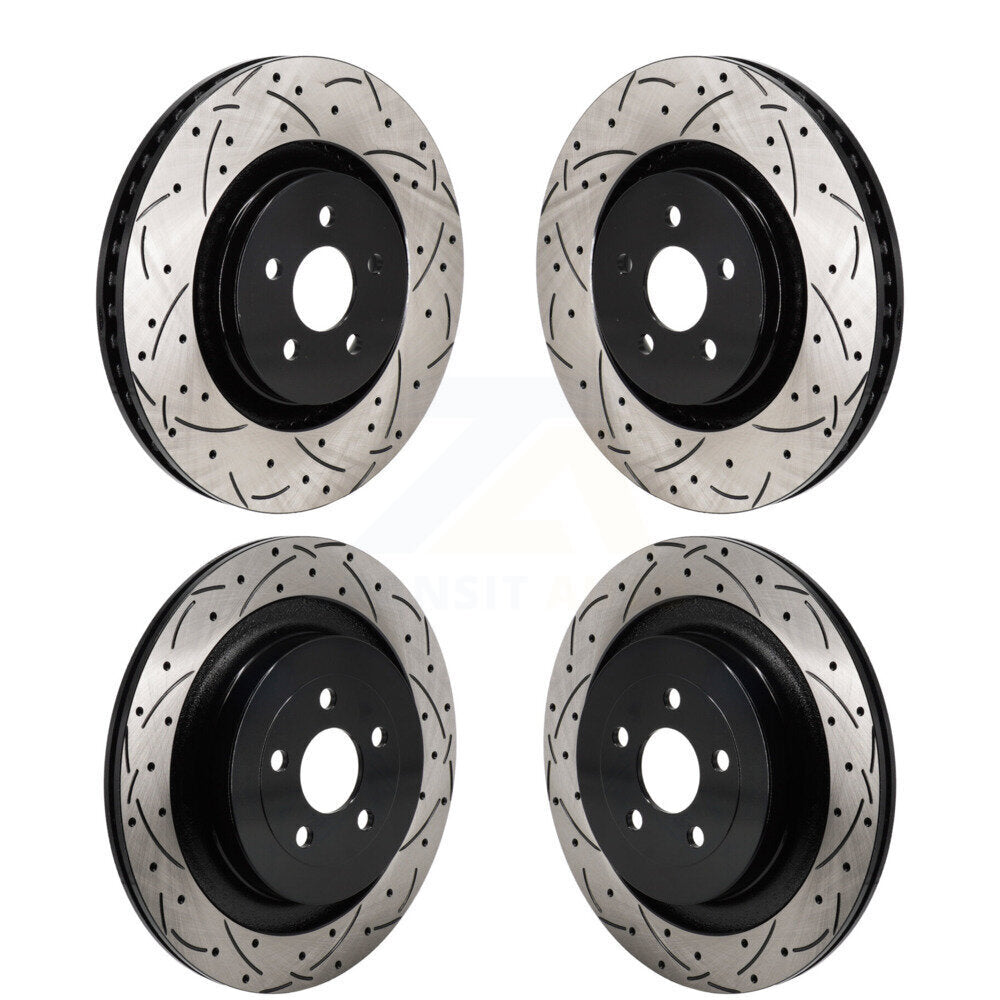 [Avant et Arrière] Disque de frein pour Ford Edge ST with 2.7L With Red Painted Calipers KD-100644
