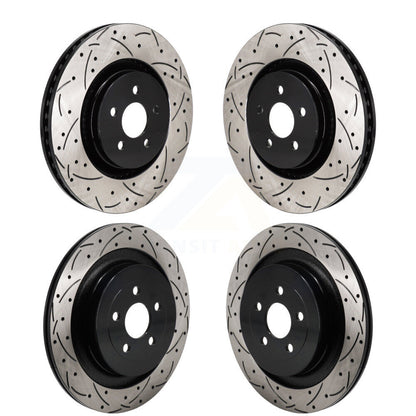 [Avant et Arrière] Disque de frein pour Ford Edge ST with 2.7L With Red Painted Calipers KD-100644