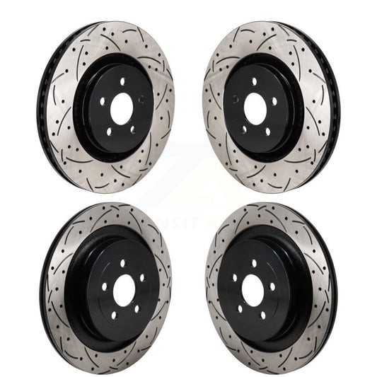 [Avant et Arrière] Disque de frein pour Ford Edge ST with 2.7L With Red Painted Calipers KD-100644