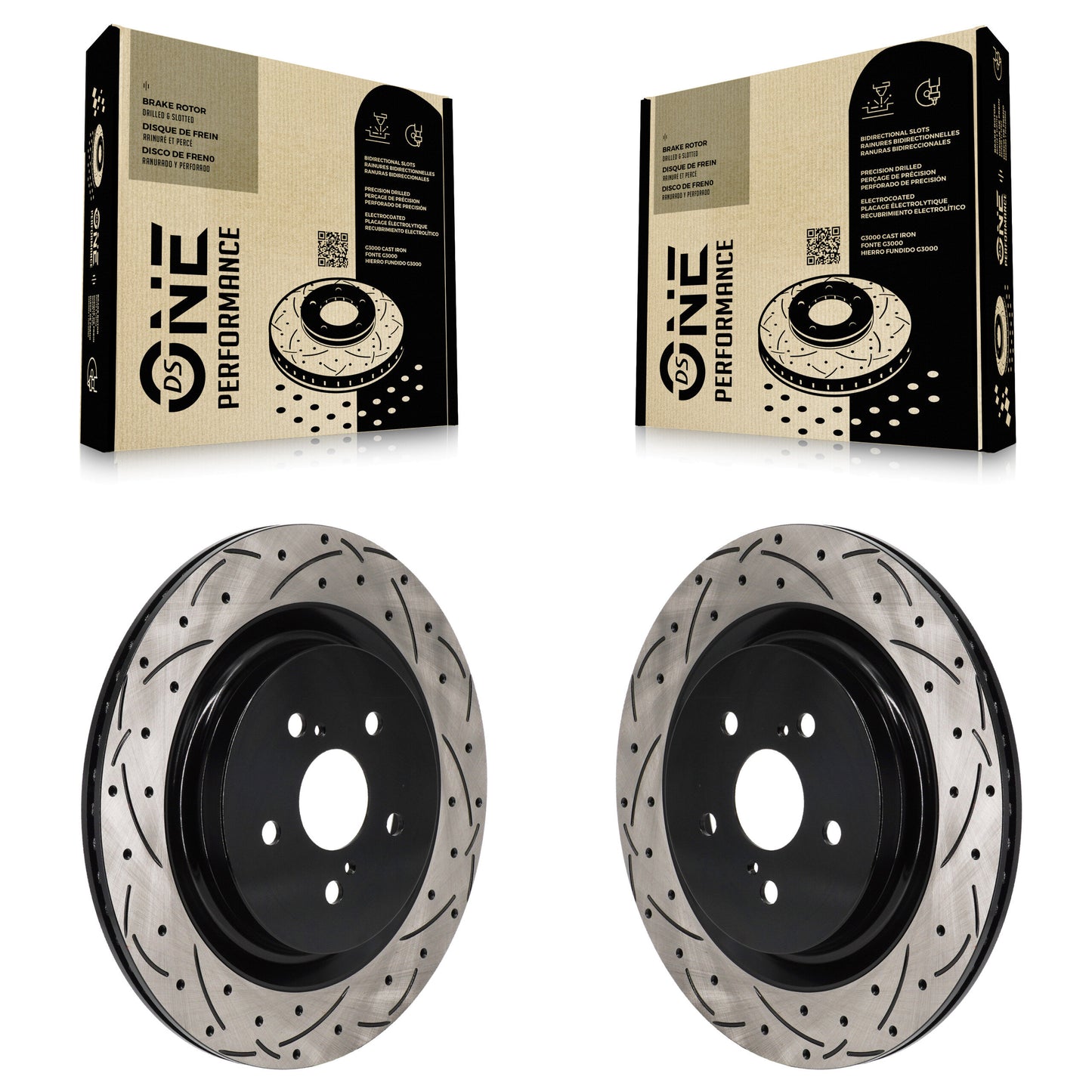 [Arrière] Disque de frein pour Toyota Highlander Lexus RX350 RX350h RX500h RX450h+ KD-100723