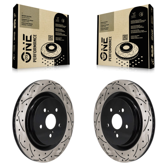 [Arrière] Disque de frein pour Toyota Highlander Lexus RX350 RX350h RX500h RX450h+ KD-100723