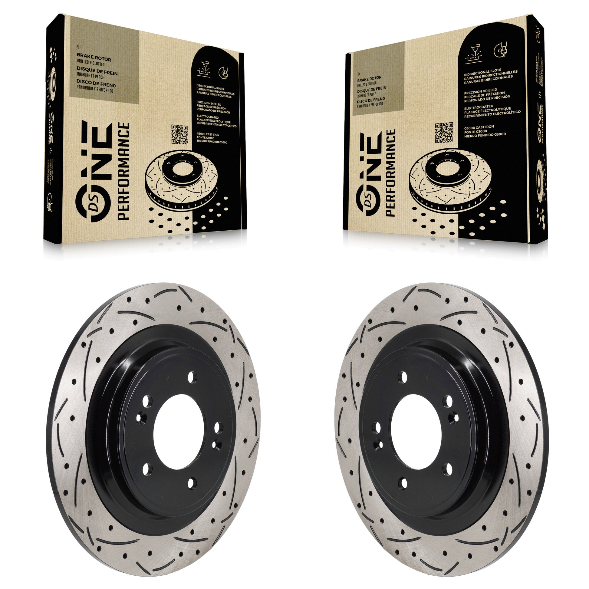 [Arrière] Disque de frein pour Hyundai Tucson Kia Sportage Kona Electric KD-100738