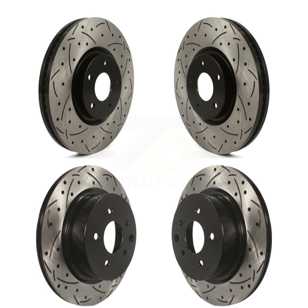 [Avant et Arrière] Disque de frein pour 2009-2013 INFINITI G37 Without Brembo Brakes KD-100811