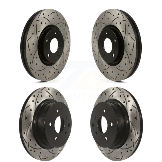 [Avant et Arrière] Disque de frein pour 2009-2013 INFINITI G37 Without Brembo Brakes KD-100811