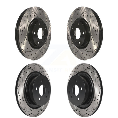 [Avant et Arrière] Disque de frein pour 2009-2013 INFINITI G37 Without Brembo Brakes KD-100812