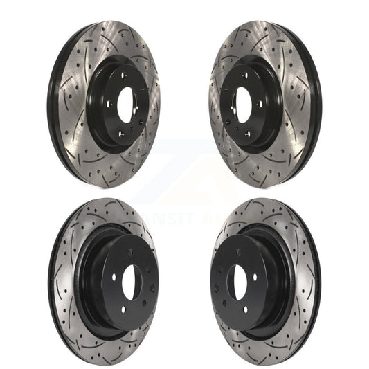[Avant et Arrière] Disque de frein pour 2009-2013 INFINITI G37 Without Brembo Brakes KD-100812