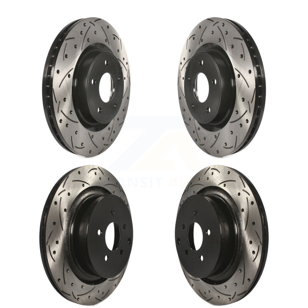 [Avant et Arrière] Disque de frein pour INFINITI Q50 Q60 With Dual Piston Caliper KD-100847