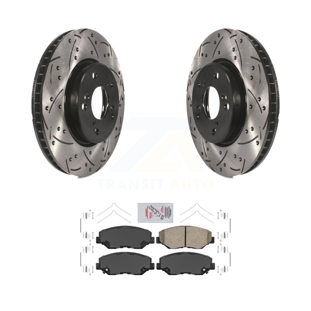 [Avant] Disque et plaquette de frein pour Honda Civic EX with Manual transmission KDA-100032