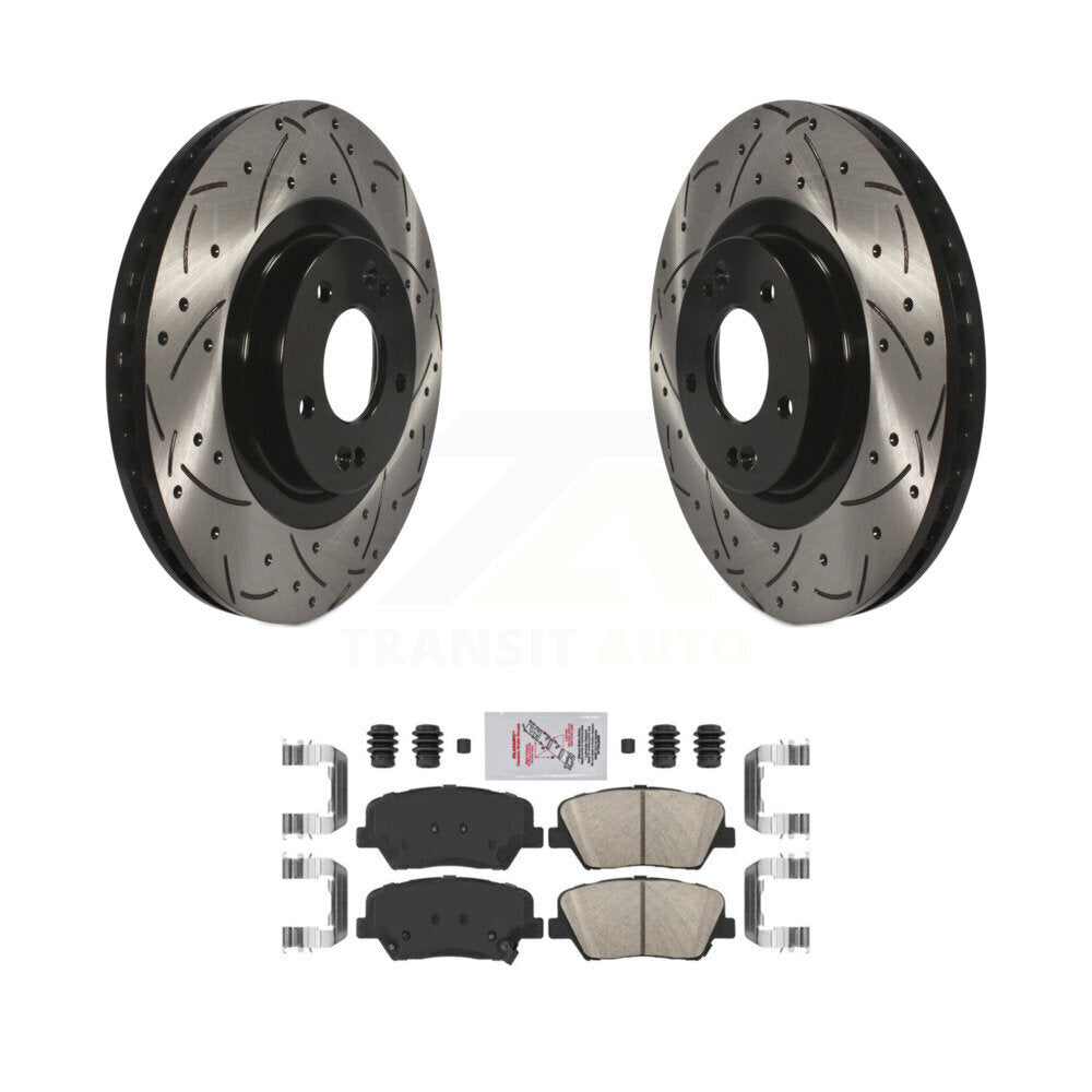 [Avant] Disque et plaquette de frein pour Hyundai Santa Fe Sport Kia Sorento KDA-100094