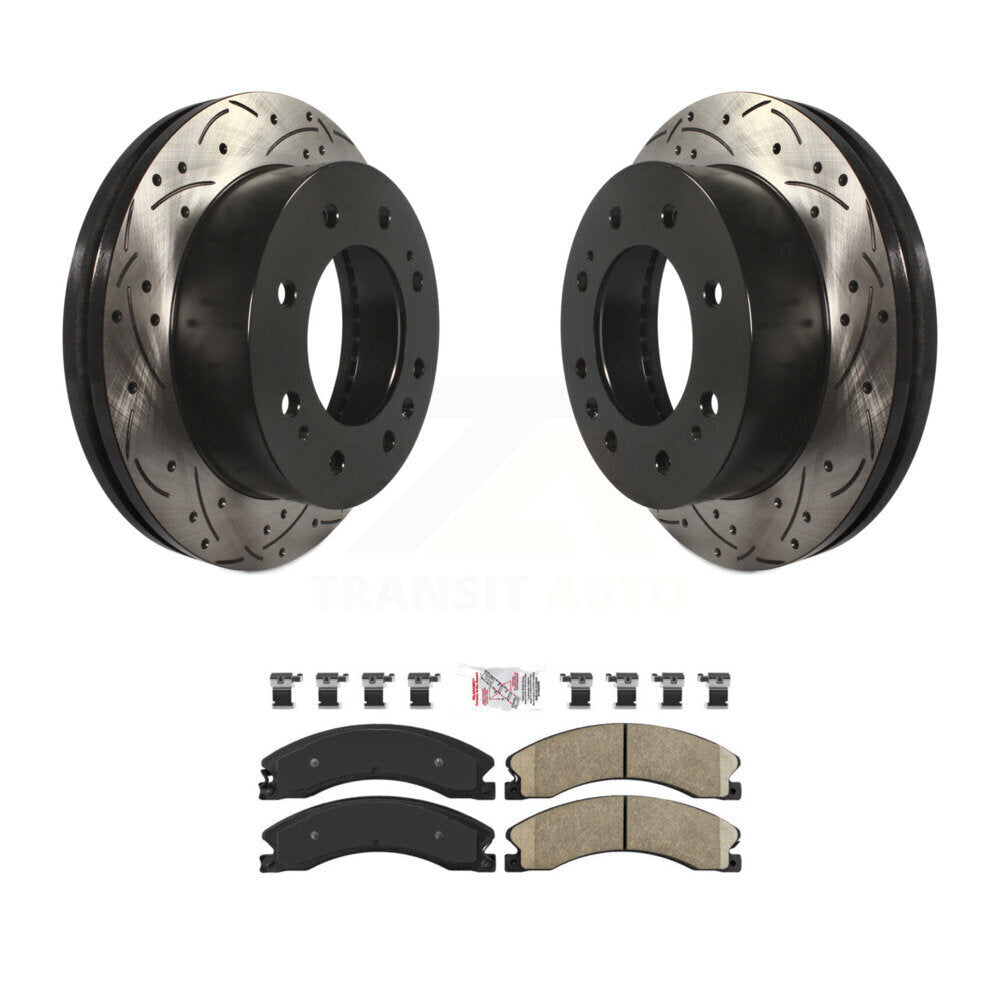 [Avant] Disque et plaquette de frein pour GMC Chevrolet Sierra 2500 HD Silverado KDA-100100