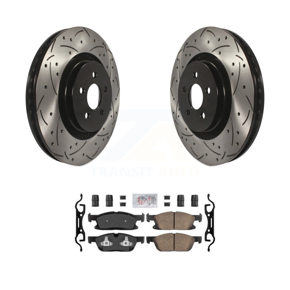 [Avant] Disque et plaquette de frein pour Lincoln Nautilus With Vented Rear Rotors KDA-100225