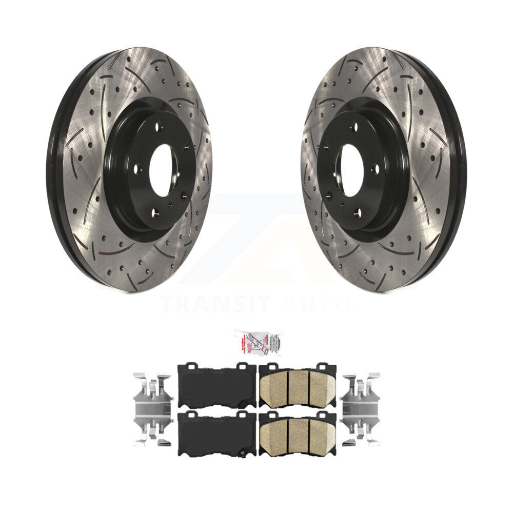 [Avant] Disque et plaquette de frein pour 09-13 INFINITI G37 With Brembo Brakes KDA-100363