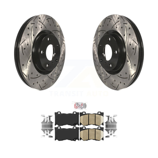 [Avant] Disque et plaquette de frein pour 09-13 INFINITI G37 With Brembo Brakes KDA-100363