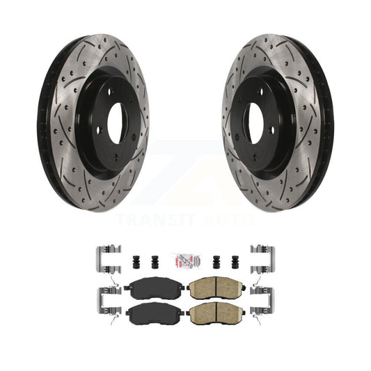 [Avant] Disque et plaquette de frein pour 2007-2012 Nissan Sentra SE-R KDA-100403