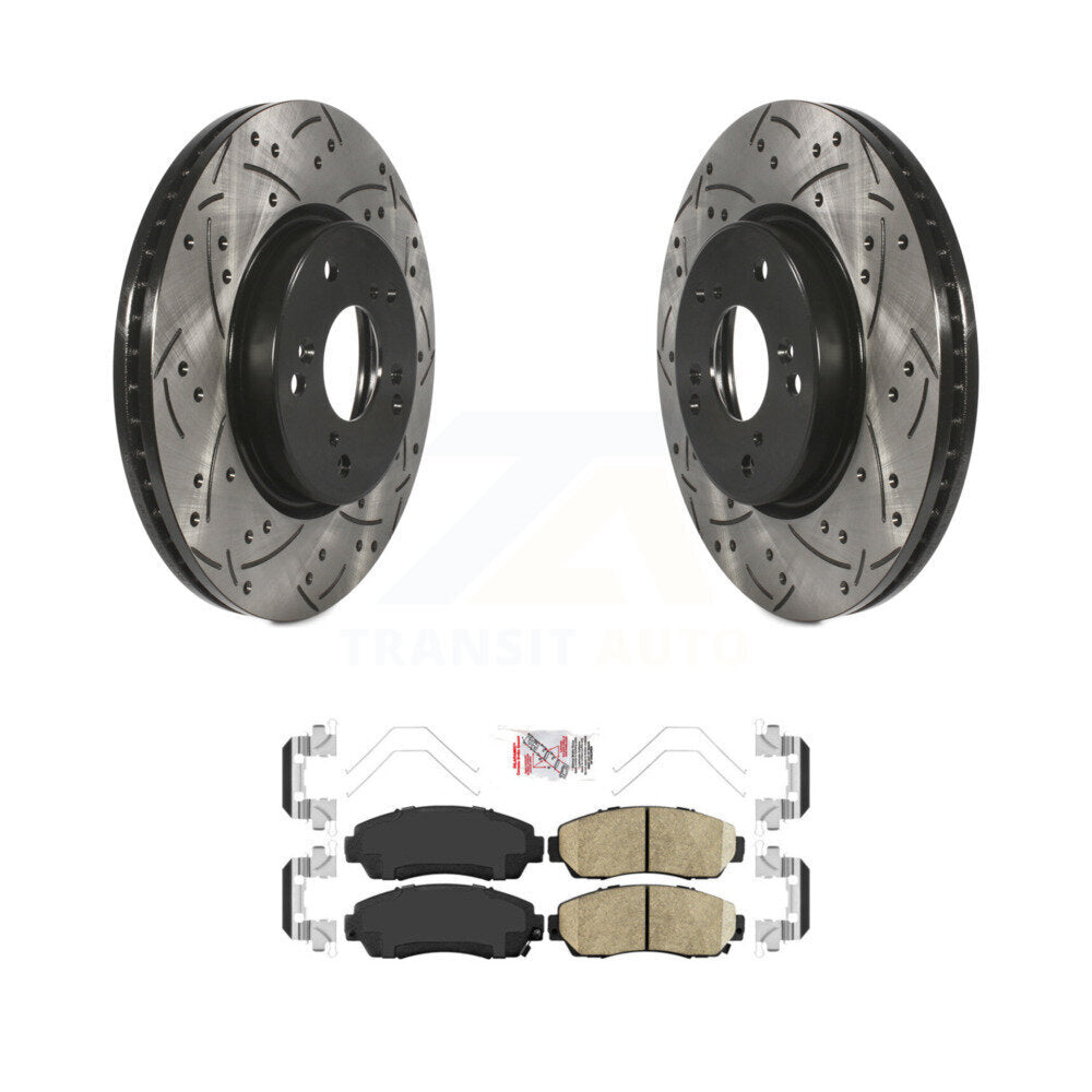 [Avant] Disque et plaquette de frein pour Honda CR-V KDA-100410