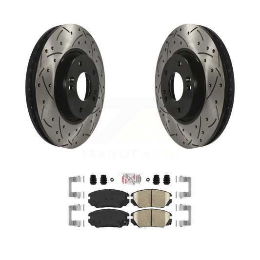 [Avant] Disque et plaquette de frein pour 2006-2010 Hyundai Sonata 3.3L KDA-100518