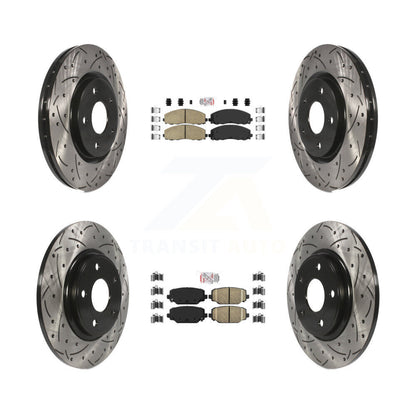 [Avant et Arrière] Disque et plaquette de frein pour Dodge Grand Caravan Journey Town & KDA-100555